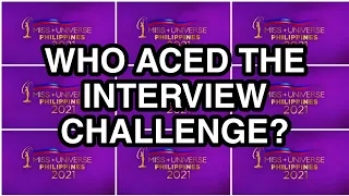 "MY TOP 3 PICKS FOR THE MISS UNIVERSE PHILIPPINES 2021 INTERVIEW CHALLENGE"