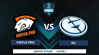 Eg vs VP | Game 1 | ESL One Katowice 2018