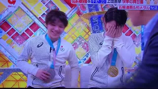 【宇野昌磨】【羽生結弦】椅子に座れず高い高いされそうな宇野くんw