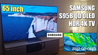 Samsung S95B 65 inch QD OLED TV Unboxing, Setup & Demo #oled #samsung #tv #unboxing #hdr #4k