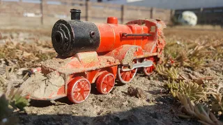 1920's Old Rusty Abandoned Train Restoration - Abandoned Locomotive Engine Restoration Antique