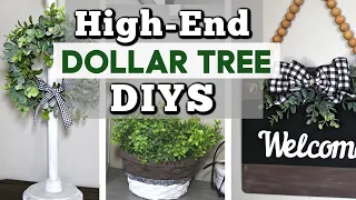 High-End Dollar Tree Decor Ideas You Can Make! | DIY Dollar Tree Farmhouse Decor | Krafts by Katelyn