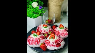 Нежное Пирожное Павловой !Пошаговый рецепт!Pavlova's cake!