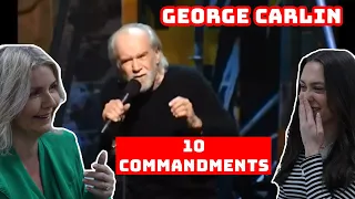 BRITISH FAMILY REACTS | George Carlin - 10 Commandments!