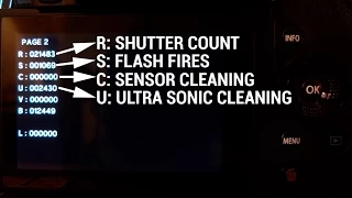 HOW TO CHECK SHUTTER COUNT ON OLYMPUS OMD Cameras