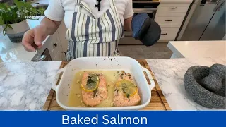 Baked Salmon jeanine's kitchen