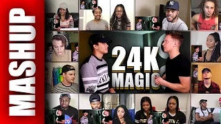 Bruno Mars - 24K Magic (Sing Off vs Alex Aiono) Reactions Mashup