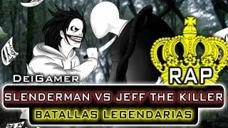 SLENDERMAN VS. JEFF THE KILLER | BATALLAS LEGENDARIAS RAP
