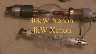 30kW and 4kW Xenon Lamps Get Tested on a DC Welder