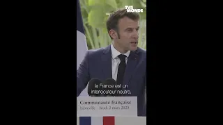 E. Macron : "cet âge de la Françafrique est bien révolu"