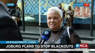 SA Electricity Crisis | Joburg plans to stop blackouts