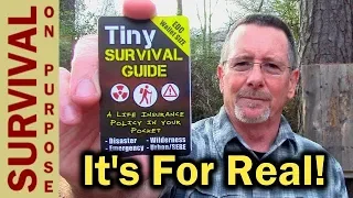 Tiny Survival Guide Review -  Every Survival Kit Needs One of These