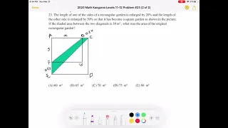 2020 Math Kangaroo Levels 11-12 Problem #23