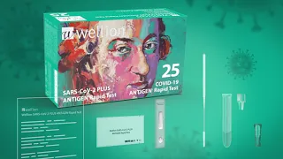 Wellion SARS-CoV-2 PLUS ANTIGEN Rapid Test Anterior Nasal swab / Schnelltest Nasenvorhof-Abstrich