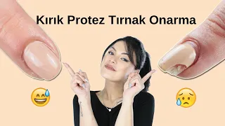 Kısa Kırık Protez Tırnak Tamiri