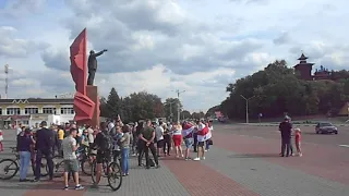 Митинг в городе Мозырь 13.09.2020 1