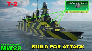 Bofors L 46 very accurate cannon recommend for tier 2 modern warships gameplay