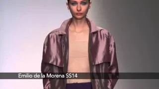 London Fashion Week Emilio de la Morena SS14