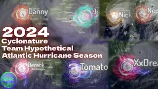 2024 Cyclonature Team Hypothetical Atlantic Hurricane Season Animation