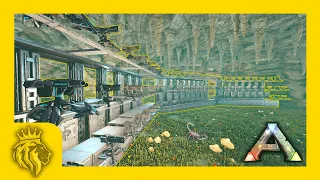 Center Pearl Cave FULL PVP BASE DESIGN! | BEST DESIGN! | ARK: Survival Evolved