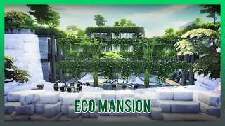 MOST EPIC ECO MODERN MANSION | Sims 4 Modern Mansion Stop Motion | No CC