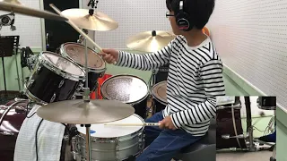 {QUEEN} Brighton Rock   11years old Drum cover