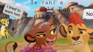 Is rani using kion for his roar? |Lion guard theory