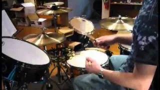 Half Time Shuffle on Drumset - Groove Essentials #17 Slow