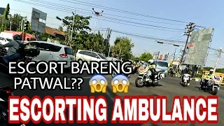 ESCORTING AN AMBULANCE #31 | HIDUPIN SIRINE DISAMPING POLISI ??