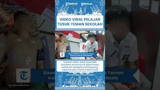 SHORT | Rekaman CCTV Detik detik Pelajar SMAN 7 Banjarmasin Tikam Teman Kelasnya!