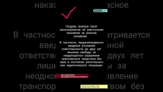 Госдума приняла пакет законопроектов об ужесточении наказания за опасное вождение.