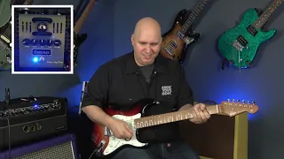 Strat Style Guitar Through Pedals And Amp