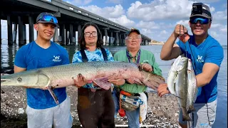 This BRIDGE had LOTS of BIG Fish! (Corpus Christi, Tx)