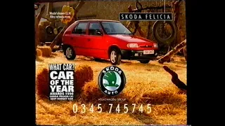 Skoda Felicia 'Car Of The Year 96' Advert 1996 (VHS Rip)