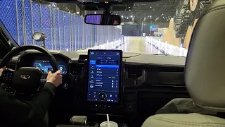 Riding in Ford Lightning at Chicago Auto Show 2023