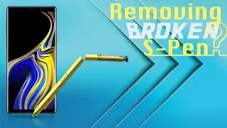 HOW TO: Removing a Broken S-Pen [NO GLUE!!  NO TOOLS!!] [QUICK TRICK!!]