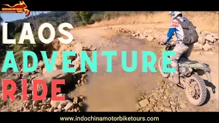 Laos Adventure Motorbike Ride Tour from Muang Mok via Plain of Jars to Luang Prabang