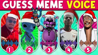 Guess The Meme By Voice| Skibidi Dop Dop Yes Yes, Smurf Cat, IshowSpeed, Skibidi Toilet, Ronaldo Siu