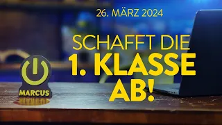 Gebühren-Moderator Klamroth mit wirrer Sozialismus-Utopie zum Bahnfahren!!1! | WALULIVE vom 26.3.24
