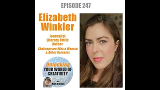 Elizabeth Winkler, author of "Shakespeare Was a Woman"