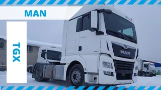 ОБЗОР MAN TGX 18.500 4X2 BLS грузовой тягач седельный