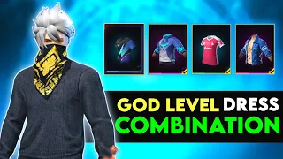 Top 5 God Level Dress Combination | No Top Up Dress Combination | Free Fire Dress Combination