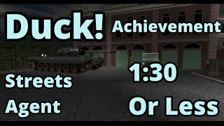 Goldeneye Streets 1:45 Or Less On Agent | DUCK! Achievement Guide