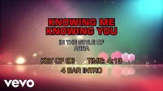 ABBA - Knowing Me Knowing You (Karaoke)