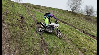 Yamaha Tenere 700 -  in the mud and steep hills