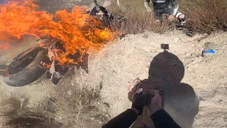 DESPERATE ATTEMPT TO SAVE BURNING BIKE | BEST OF THE WEEK 2021