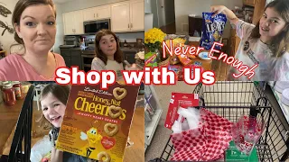 Never Enough || Shop with Us & GROCERY HAUL || Large Family Vlog