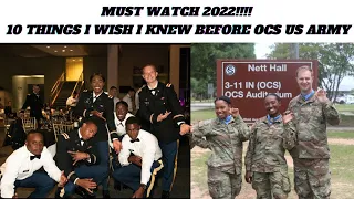 10 things i wish i knew before OCS ARMY OFFICER CANDIDATE SCHOOL