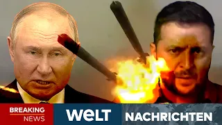 UKRAINE-KRIEG: Donbass unter Dauerbeschuss – Putin warnt vor Waffenlieferungen | WELT Newsstream