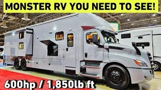 SUPER C Renegade RV on a CASCADIA 600HP! 1,850lb ft chassis!